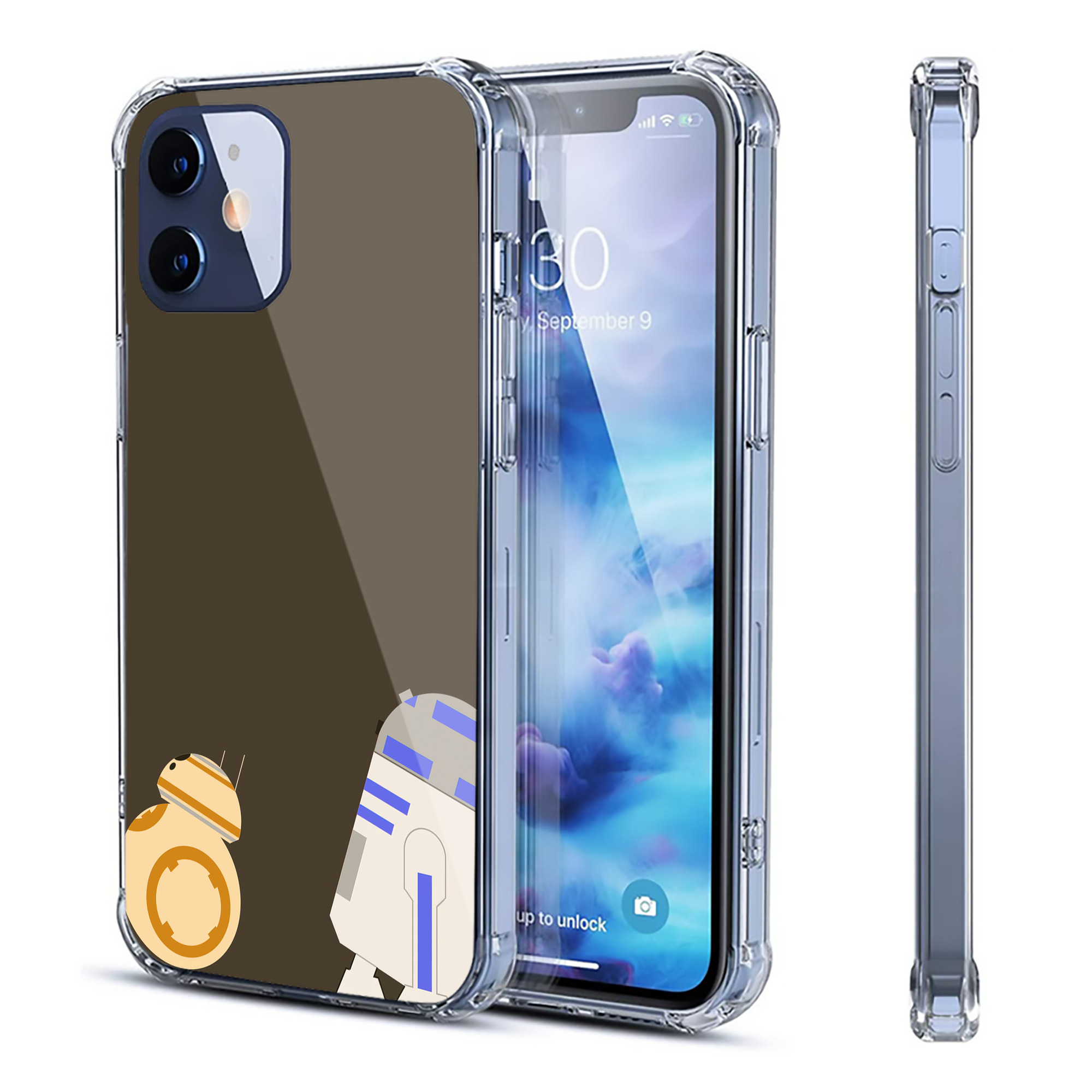 （画像用） スター・ウォーズ Star Wars 【iPhone 12シリーズ対応】透明スマホケース（クリアソフトケース）